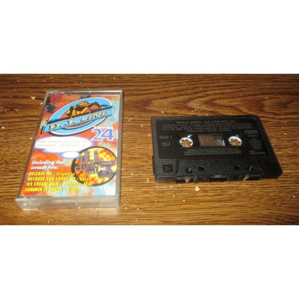 D.J. Line Volume 24 on cassette (Polygram Records, Various Artists, 1996) Rare!